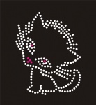 Cat003 Rhinestone Transfer