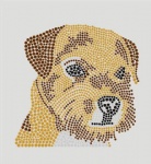 Dog008 Rhinestone Transfer