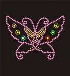 Butterfly002 Rhinestone Transfer