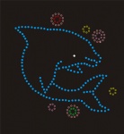 Fish003 Rhinestone Transfer