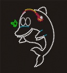Fish005 Rhinestone Transfer