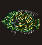 Fish009 Rhinestone Transfer
