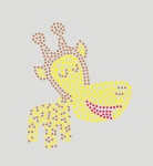 Giraffe002 Rhinestone Transfer