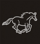 Horse001 Rhinestone Transfer