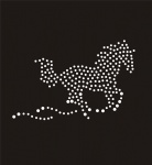 Horse002 Rhinestone Transfer