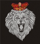 Lion001 Rhinestone Transfer