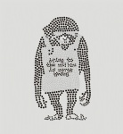 Monkey001 Rhinestone Transfer