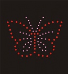 Butterfly004 Rhinestone Transfer