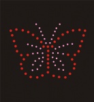 Butterfly004 Rhinestone Transfer
