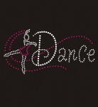 Dance001 Rhinestone Transfer