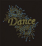 Dance019 Rhinestone Transfer