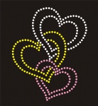 Heart002 Rhinestone Transfer