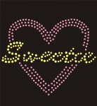 Heart003 Rhinestone Transfer