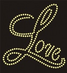 Heart005 Rhinestone Transfer