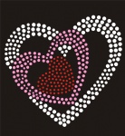 Heart007 Rhinestone Transfer