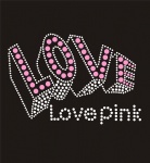 Heart024 Rhinestone Transfer