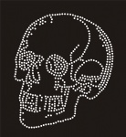 Skull004 Rhinestone Transfer