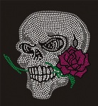 Skull007 Rhinestone Transfer