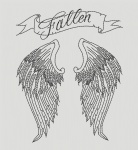 Wing003 Rhinestone Transfer
